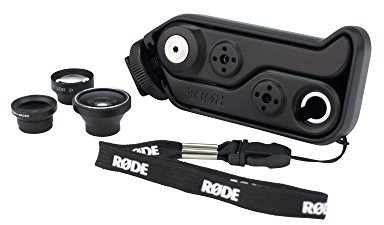 Rode rodeg rip5 + Multi trzymanie optycznych i soczewka komplet (makro, portret Tele, 180 stopni rybie oko) do Apple iPhone 5/5S RDEGRIP+ (iPhone 5/5s)