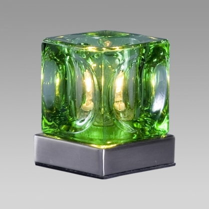 Prezent Lampa stołowa DECORA 1X20W G9 zielona 505