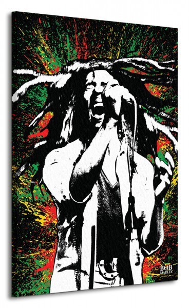Art group Digital Bob Marley (Paint) - Obraz na płótnie WDC96263