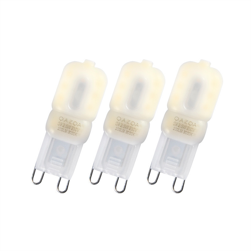 LUEDD Zestaw 3 lamp LED G9 CUTE PC 2W 200 lm 2700K