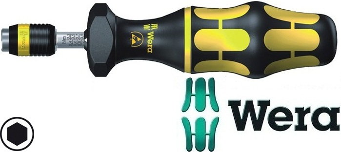 Wera Wkrętak dynamometryczny 0,10 Nm, regulowany antystatyczny 7400 ESD (0507473 (5074731001)