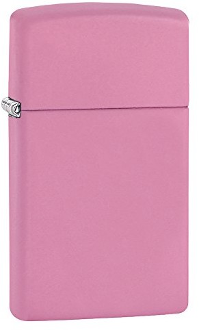 Zippo Różowy Matte, Slim 1638