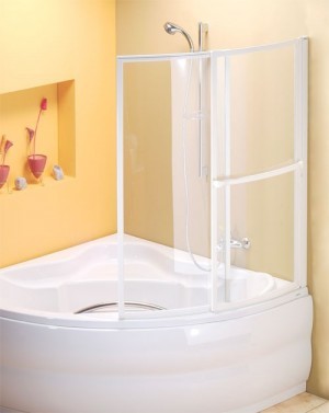 Polysan PASO DOBLE Kabina nawannowa unoszona pneumatycznie (parawan nawannowy) 0