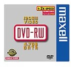 Maxell półfabrykaty DVD-RW 4.7 GB 2 X 5er Pack Jewel Case 350376