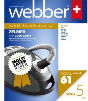 Zelmer Worki WEBBER DO 2000 5 SZT