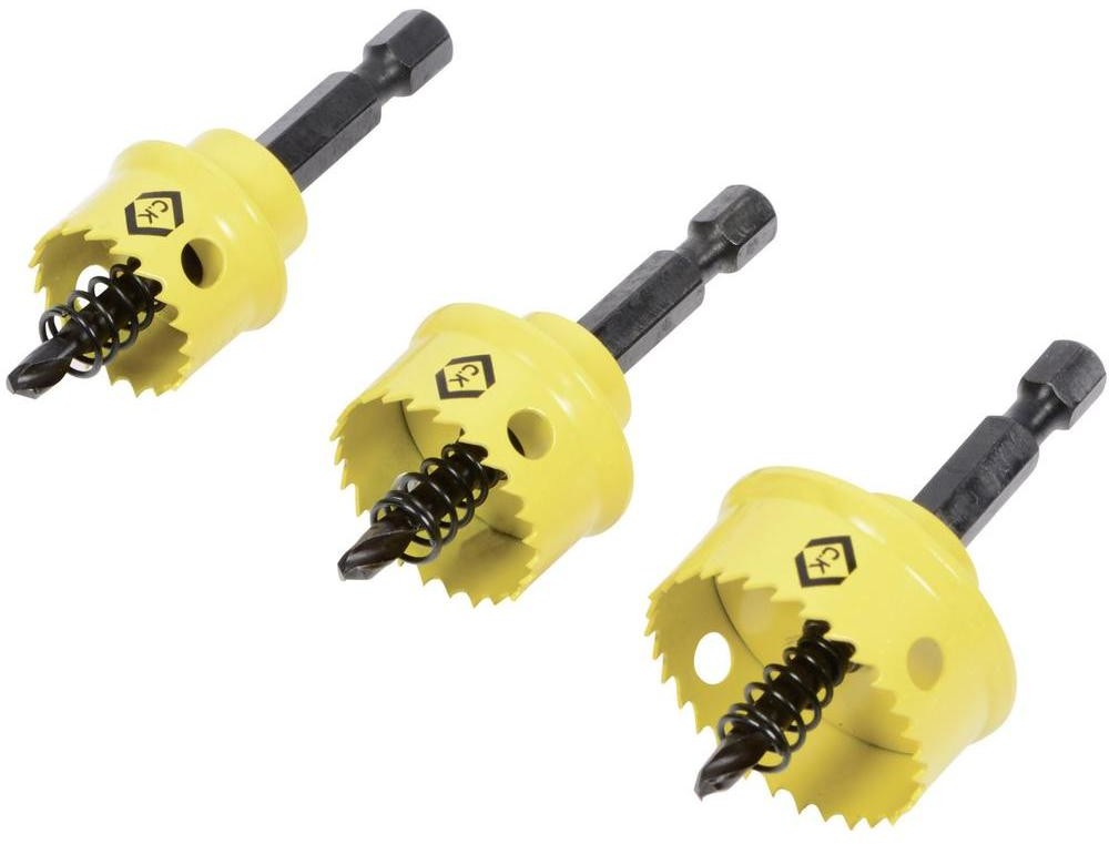 Zestaw otwornic C.K T3213 Średnica wiercenia 20 mm 25 mm 32 mm Materiał wiertła HSS