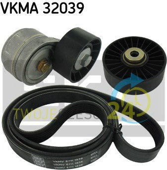 SKF Zestaw paska klinowego wielorowkowego VKMA 32039