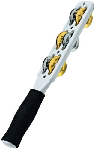 Meinl Percussion meinl Percussion jg1 m-WH Jingle Sticks ze stali i mosiądzu obejmy, Professional Series, biały JG1M-WH