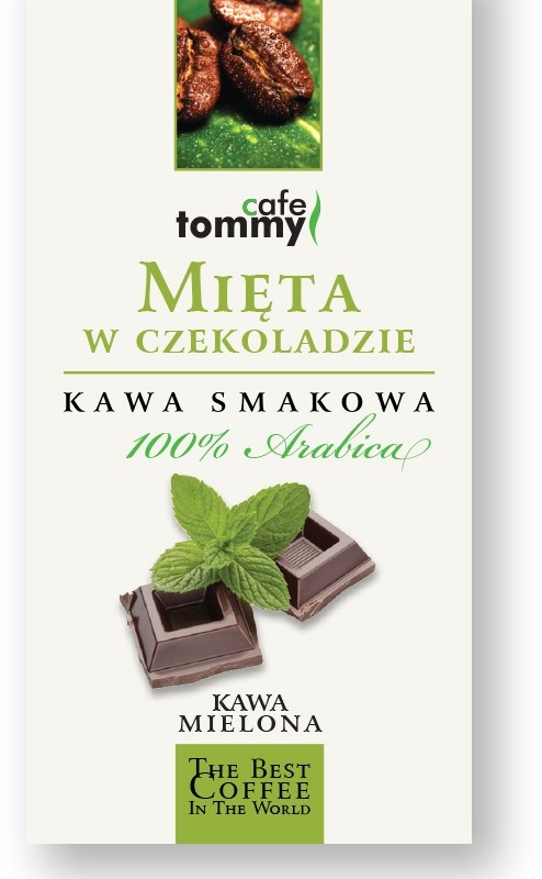 Tommy Cafe Kawa smakowa Mięta w Czekoladzie mielona KSMCZ150M