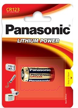 Panasonic bateria foto litowa CR123