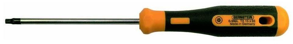 Bernstein Wkrętak Torx do warsztatu 6-981 Rozmiar wkrętaka T 6 Długość klingi 65 mm