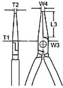 Knipex szczypce chwytakowe kaczy dziób