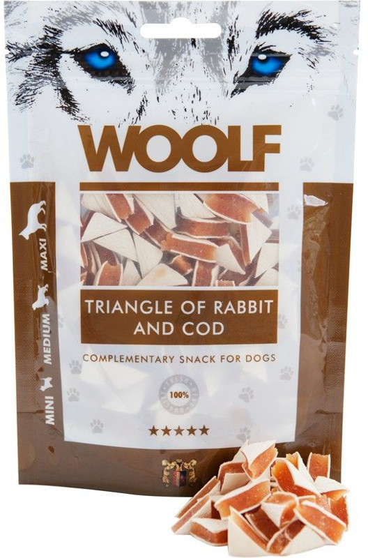 Brit Premium Pies Woolf Triangle of Rabbit and Cod 100g