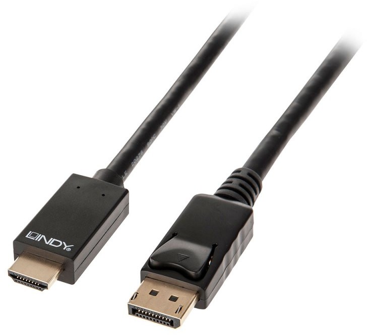 Lindy 41717 Aktywny kabel (adapter) Display Port - HDMI 4k -2 m