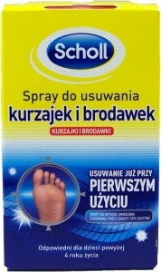 Scholl Spray do usuwania brodawek i kurzajek 80ml