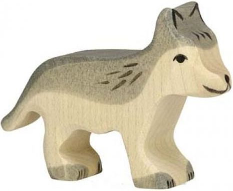 Holztiger Drewniany wilk 80110
