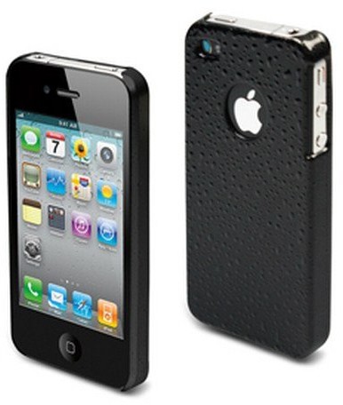 Muvit Rain Back etui do Apple iPhone 4 G Czarny