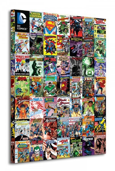 Art group Digital DC Comics (Covers Montage) - Obraz na płótnie WDC90468