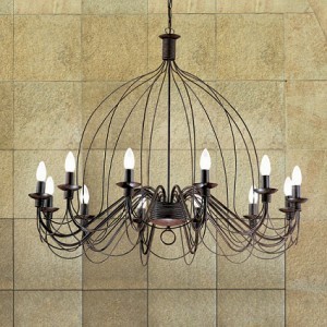 Ideal Lux CORTE 097671 SP12 RUGGINE lampa wisząca