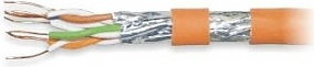 Draka Kabel S/Kabel FTP LSHF-FR KAT7 DRUT ORANGE UC900HS 23 (500m) (10154632)