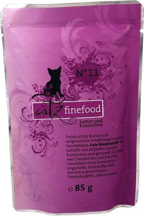 Catz Finefood N.11 Jagnięcina i Królik Saszetka 85g 5085