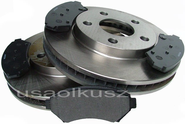 ROZNI Tarcze oraz klocki hamulcowe przednie Oldsmobile Silhouette 1997- 2WD