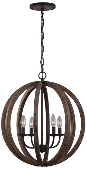 Elstead Lighting Lampa wisząca ALLIER FE/ALLIER/4P WW -