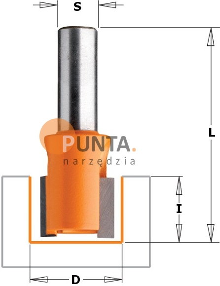 CMT FREZY PROSTE POD ZAWIASY WNEKOWE 902.180.11