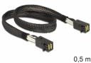 Delock Mini SAS HD x 4 SFF 8643 / Mini SAS HD x 4 SFF 8643 0.5 m 83386