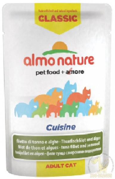 Almo Nature Cuisine - Filet z tuńczyka z algami 55g 5832