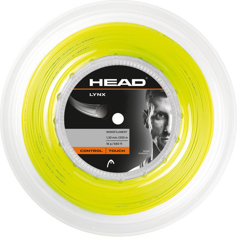 Head Naciąg tenisowy LYNX (REEL 200M) YELLOW TNH-067 / 281794 YW