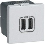 Legrand 079394 MOSAIC GN ZASILAJĄCE 2XUSB 1500MA