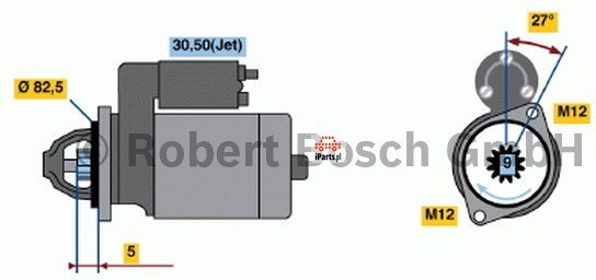 Bosch Rozrusznik 0 001 125 053