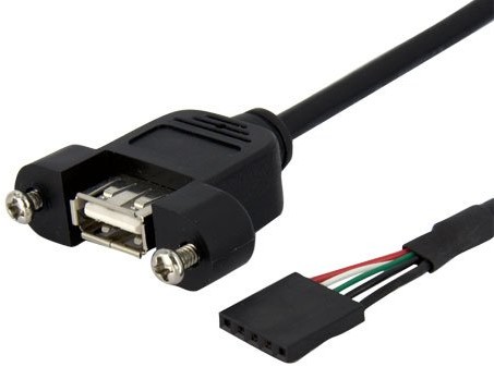 STARTECH.COM Startech.COM usbpnlafhd1 dedykowaną A Intern USB Extern przewód (30 cm) USBPNLAFHD1