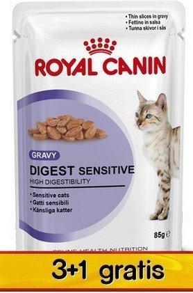 Royal Canin Feline Digest Sensitive MULTIPACK 3+1 Gratis Saszetka 85g