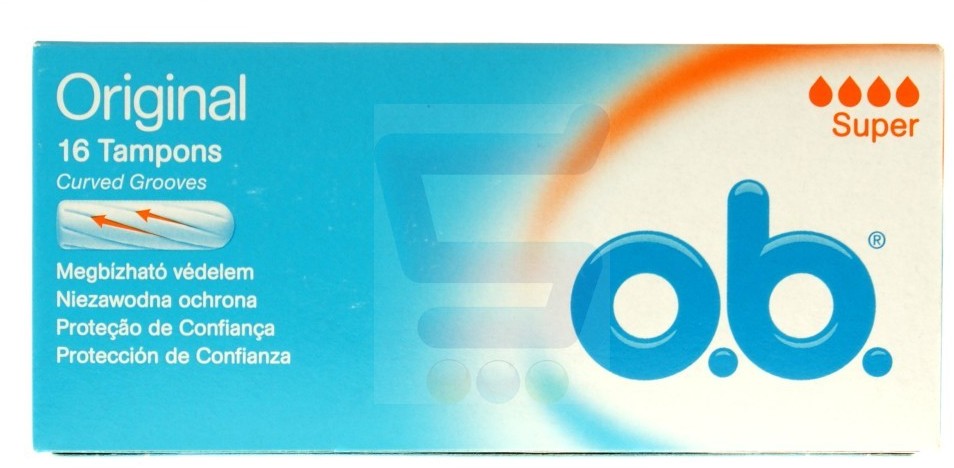 O.B. Original Tampony super 16 szt.