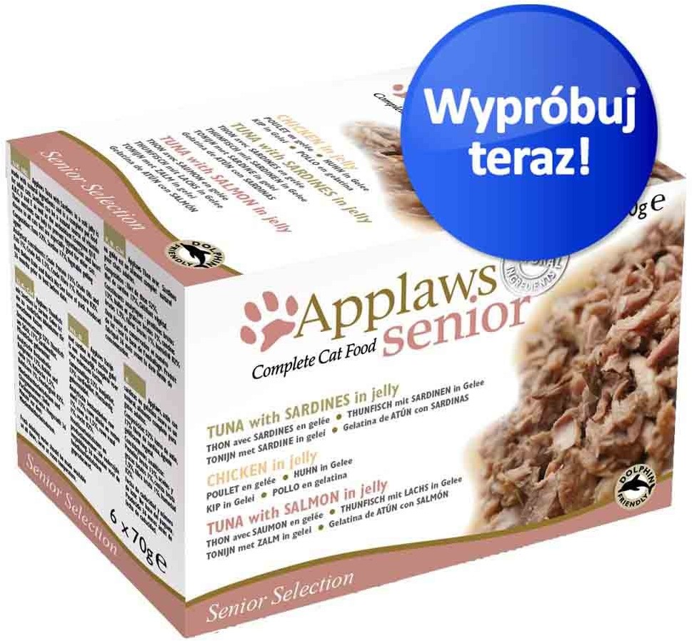 Applaws Senior w galarecie 6 x 70 g 3 smaki