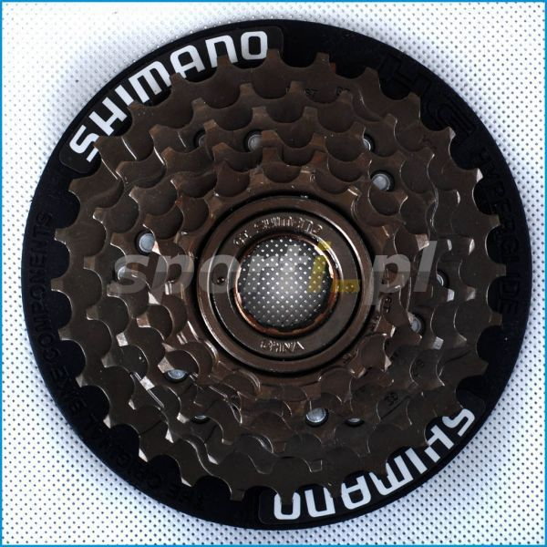 Shimano Wolnobieg Tourney MF-TZ20 14-28T 6-rzędowy, brązowy z protektorem