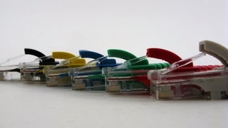 Netrack Patchcord RJ45, osłonka zalewana, kat. 5e UTP, 1m szary