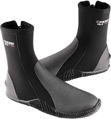 Cressi Premium buty nurkowe z neoprenu, pod płetwy, z antypoślizgową podeszwą, czarny, XS, S, M, L lub XL LX432504