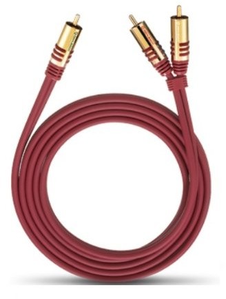 Oehlbach OEHLBACH NF SUBWOOFER Y-Kabel 2 cinch czerwono -, czerwony 20567