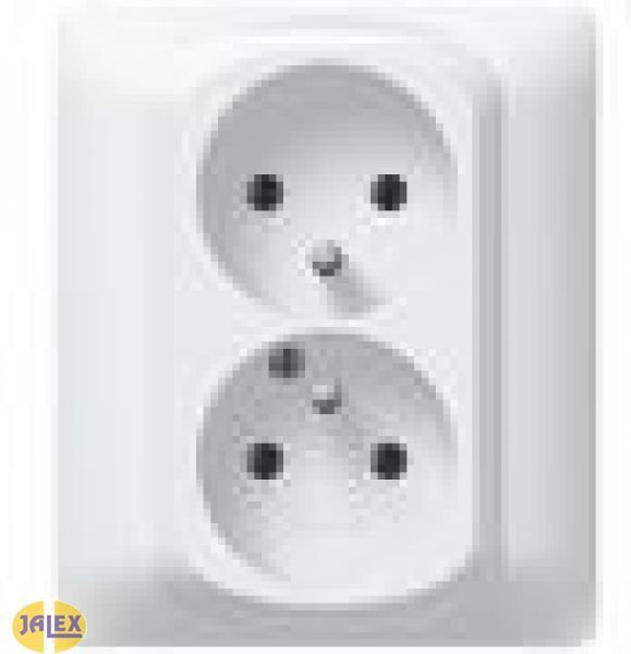 Legrand Sistena Life gniazdo Podwójne 2X2P+Z IP2 771338