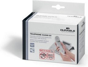 Durable TELEPHONE CLEAN 50 ściereczek do telefonu