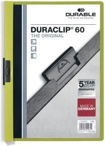 Duraclip DURABLE Skoroszyt zaciskowy 60 zielony DU002-4