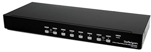 STARTECH.COM Startech 8 port 1HE DVI USB KVM Switch  8 X DVI-I/USB-B przełącznik do montażu na szafie SV831DVIU