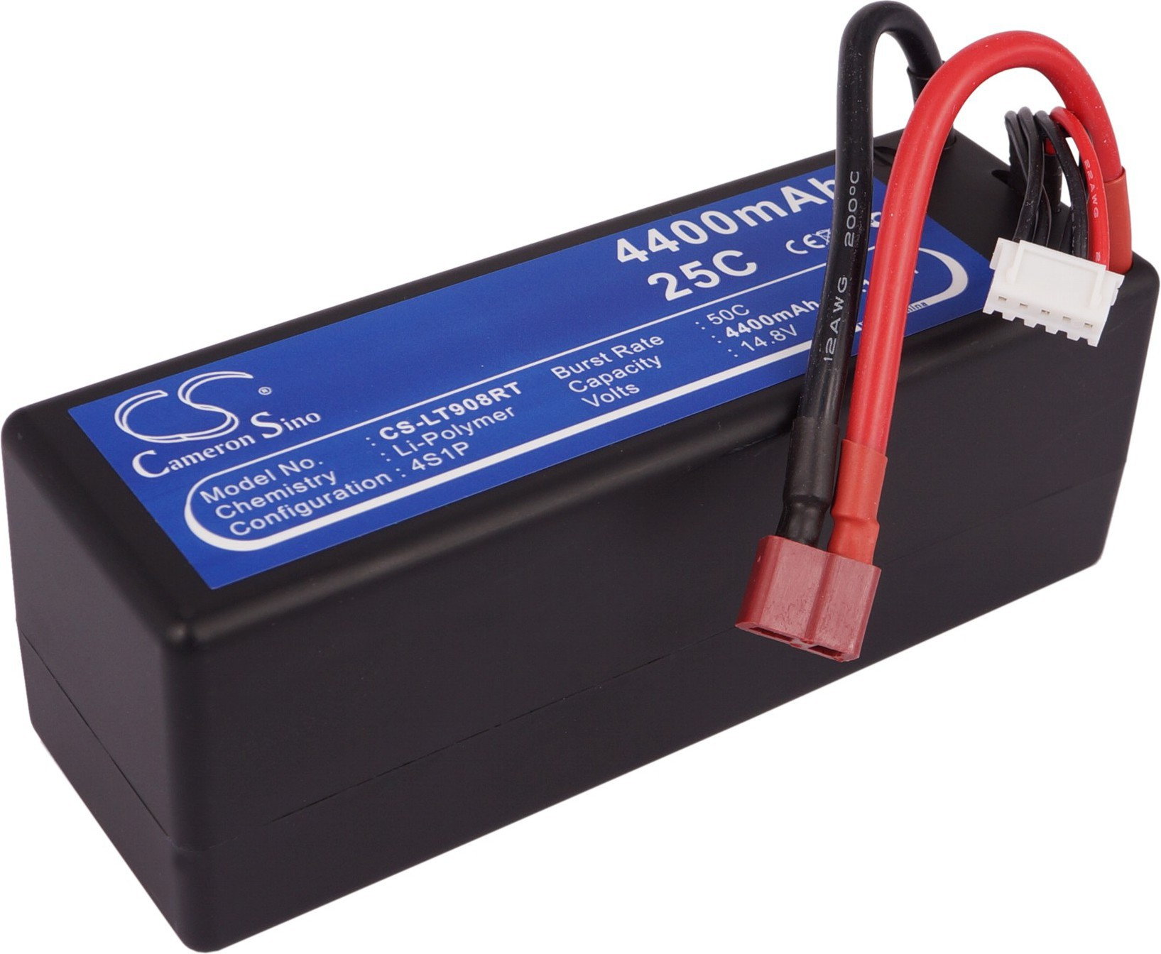 Cameron Sino 4400mAh 65.12Wh Li-Polymer 14.8V 4S 25C () CS-LT908RT