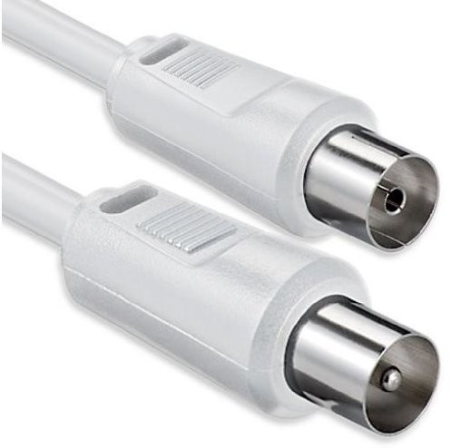 1aTTack.de 1aTTack AK 250 kabel przyłączeniowy koncentryczny, 2,5m, biały 4250344859833
