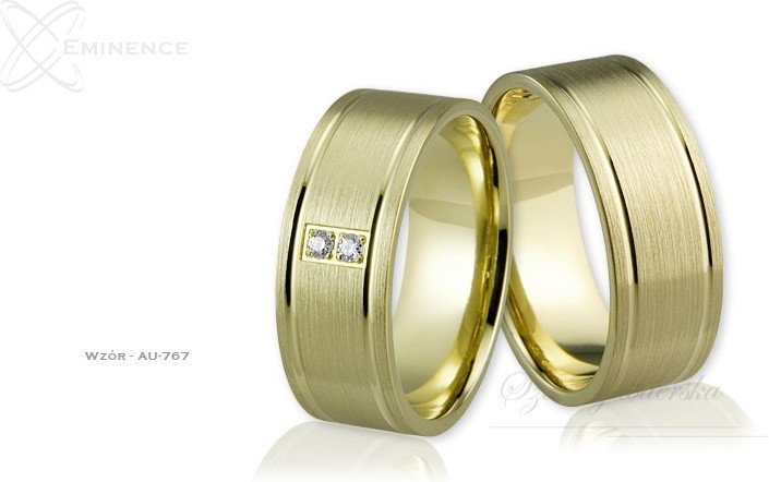 Eminence Obrączki ślubne - wzór Au-767