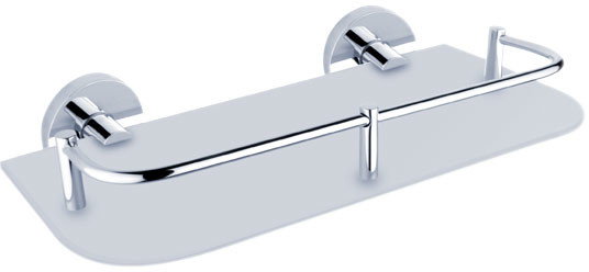 Nimco UNIX Półka łazienkowa z relingiem 30cm, szkło matowe UN 13091AX-30-26 UN13