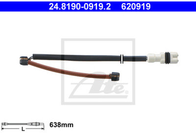 ATE (Continental Aftermarket GmbH) 24.8190-0919.2